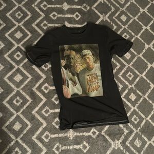 Dark Grey Vintage White Men Can’t Jump T Shirt